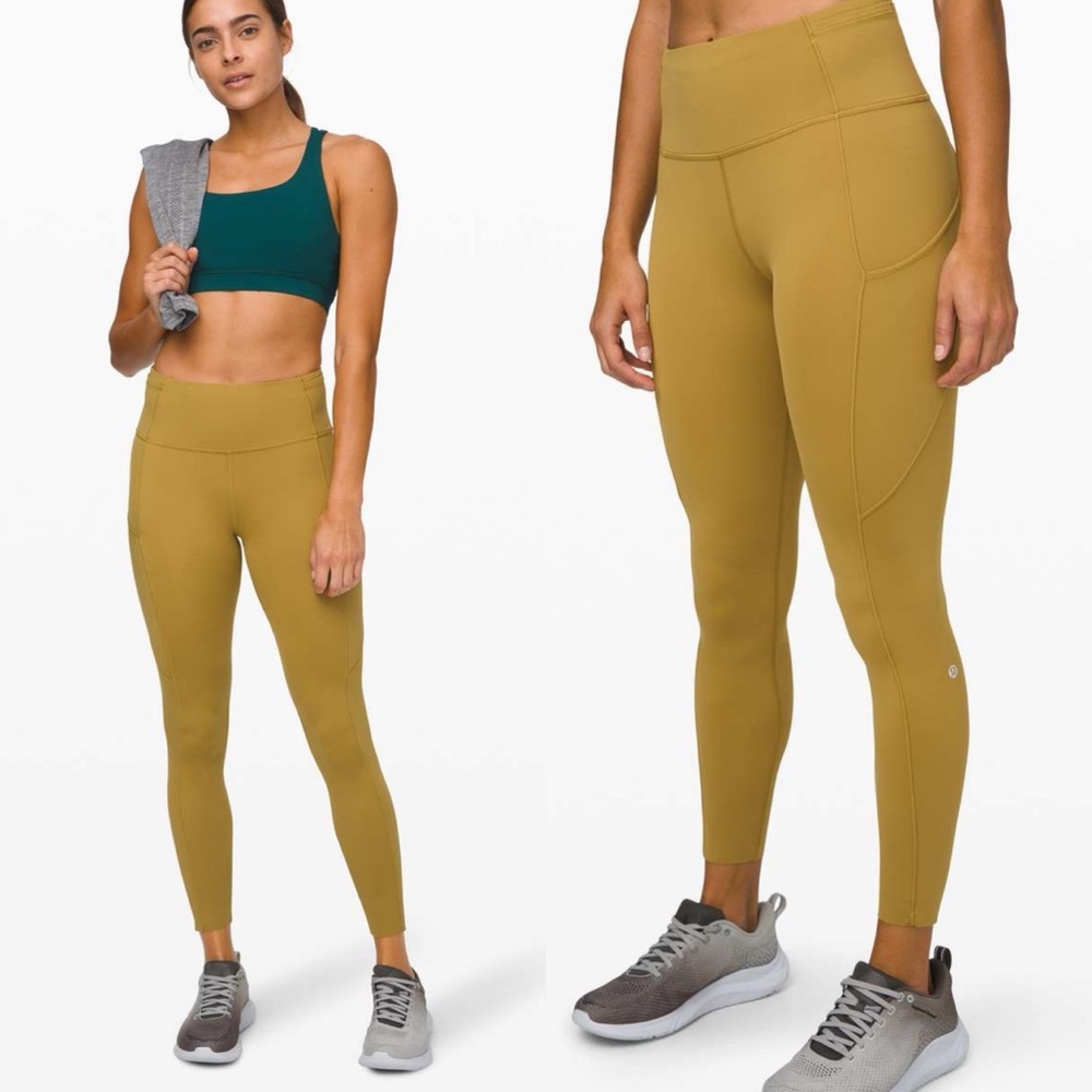 Lululemon Fast and Free Tight II Leggings Grape Leaf Size 2 High Rise Run‎ Pants